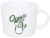 Ceramic Mugs: 12oz White Glossy Ceramic Mugs